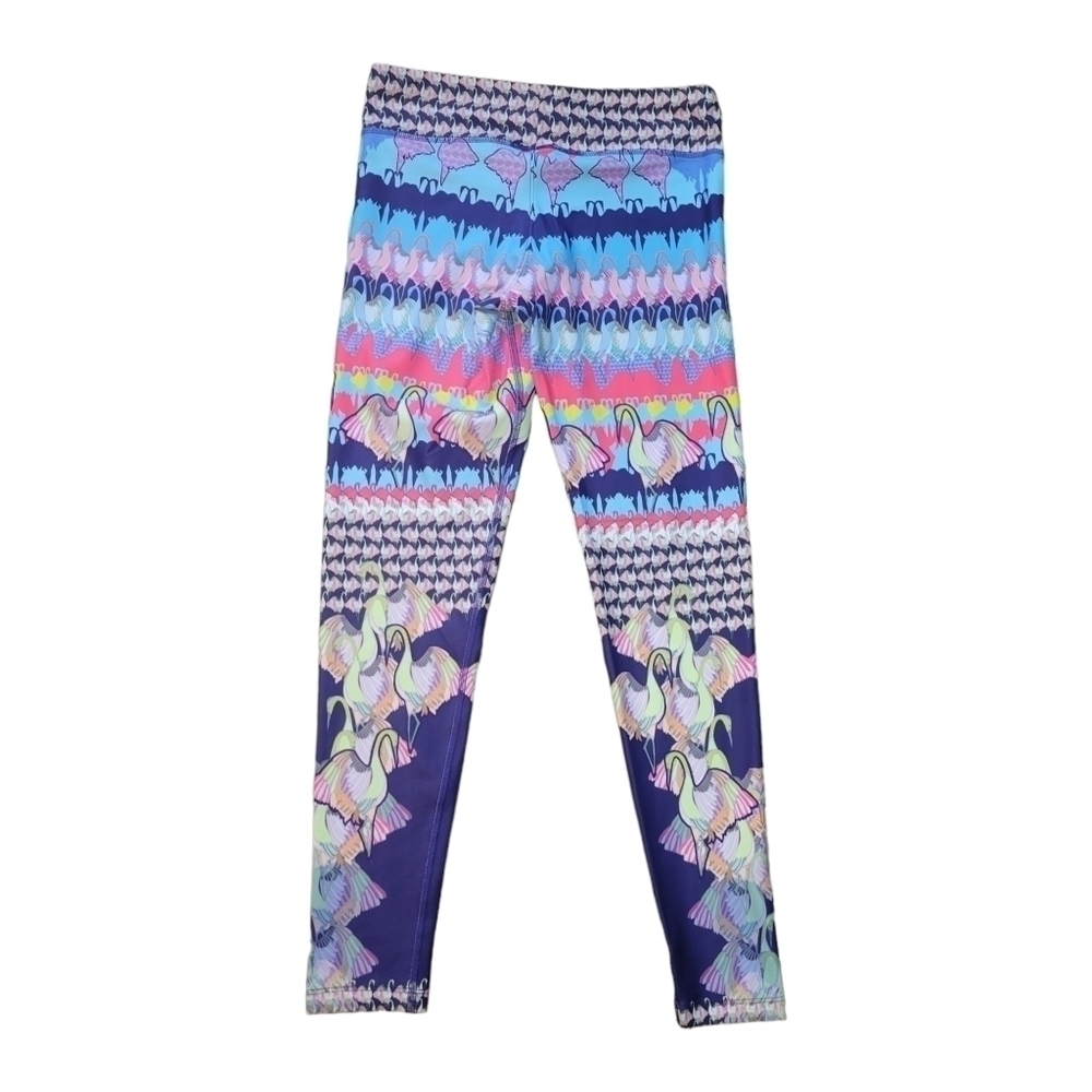 Spiritual Gangster Swan Eco Jersey High Waisted Graphic Leggings in XS/S - Picture 3 of 9